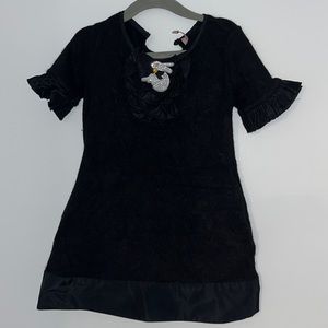 MonaLisa girls size 3 sweater dress short sleeve